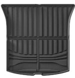 Tesla model Y 2020 2021 2022 2023 2024 Bagagerumsmåtte ryglæn original miljøvenlig og lugtfri gummi – eksklusiv produceret af Umates Danmark