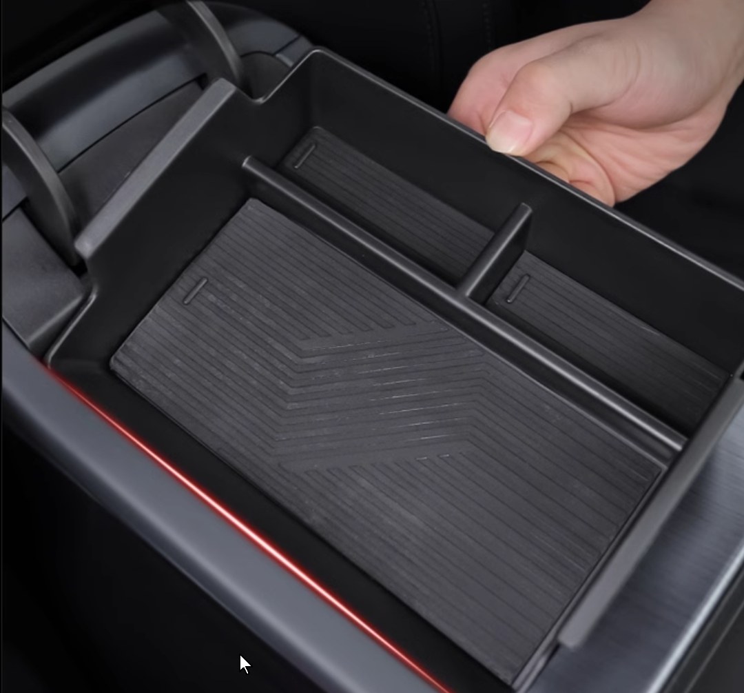 Xpeng G9 | Opbevaringsindsats til Armlæn med silikoneindlæg holder orden Xpeng G9 | Opbevaringsindsats til Armlæn med silikoneindlæg holder orden