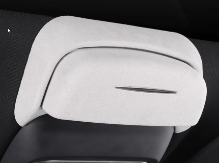 Brilleholder til El-biler Luksuriøs Ruskind integrerer sig med kabinens design. Umates brilleholder er i ruskind, og består af en enhed til nem montering i loftet.