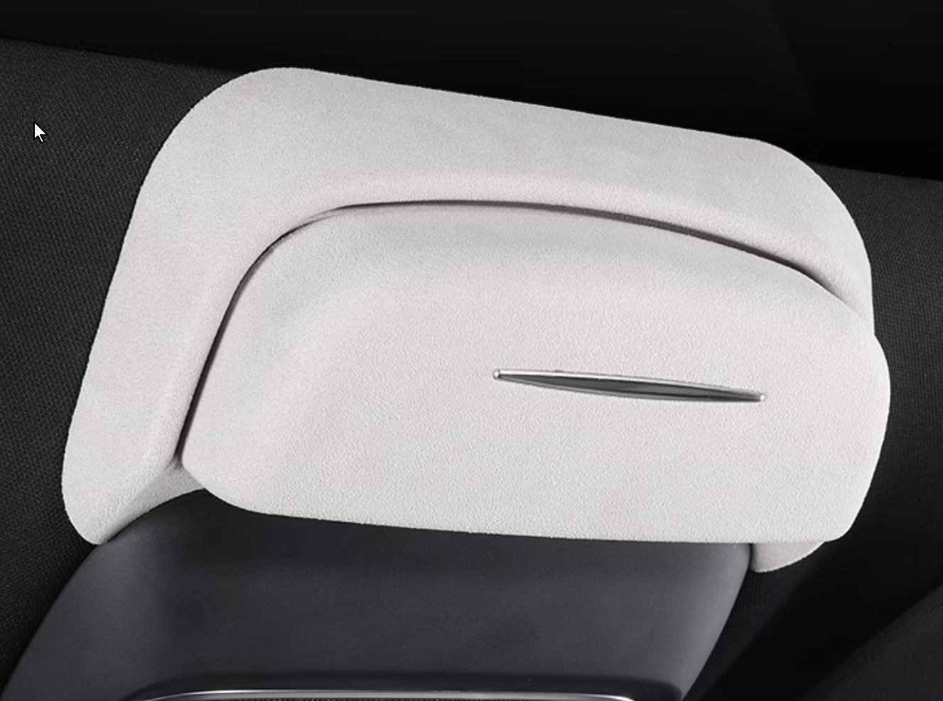 Brilleholder til El-biler Luksuriøs Ruskind integrerer sig med kabinens design. Umates brilleholder er i ruskind, og består af en enhed til nem montering i loftet.