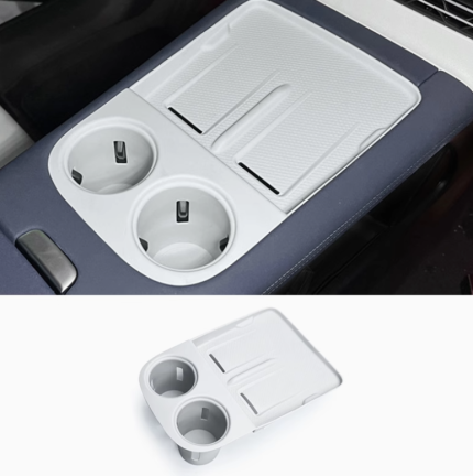 Xpeng G6 | Beskyt midterkonsolen/kopholdere i hvid er ideelt til beskyttelse af det originale interiør.