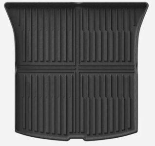 Tesla model Y 2020 2021 2022 2023 20247 Bbagagerumsmåtte original miljøvenlig og lugtfri TPE gummi – Lav pris eksklusiv produceret af Umates Danmark