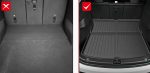 Tesla model Y 2020 2021 2022 2023 2024 Bilmåtter bagagerumsmåtte 1 stk original miljøvenlig og lugtfri TPE gummi – Lav pris eksklusiv produceret af Umates
