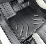 Volkswagen VW ID.3 2024 2025 Bilmåtter 2 stk. til kabinen original miljøvenlig formstøbt til id.3 og lugt TPE gummi – Høj kvalitet – Lav pris eksklusiv produceret af Umates Danmark