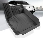 VW ID.4 2020 2021 2022 2023 2024 2025 - Bilmåtter til kabine både velour og gummimåtter Det perfekt pakketilbud original miljøvenlig og lugt TPE gummi – Høj kvalitet – Lav pris eksklusiv produceret af Umates Danmark