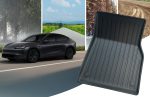 Tesla model Y 2025 Juniper Bilmåtter g perfekt ekstremt klima ekstra kraftige original miljøvenlig og lugtfri gummi – Lav pris eksklusiv produceret af Umates Danmark