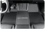 Tesla model Y 2020 2021 2022 2023 2024 2 stk. gummimåtter til fører- og passagersæde original miljøvenlig og lugt TPE gummi – Høj kvalitet – Lav pris eksklusiv produceret af Umates Danmark