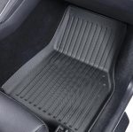 Tesla model Y 2020 2021 2022 2023 2024 Bilmåtter til passagersæderne i kabinen original miljøvenlig og lugt TPE gummi – Høj kvalitet – Lav pris eksklusiv produceret af Umates Danmark