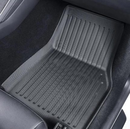 Tesla model Y 2020 2021 2022 2023 2024 Bilmåtter til passagersæderne i kabinen original miljøvenlig og lugt TPE gummi – Høj kvalitet – Lav pris eksklusiv produceret af Umates Danmark