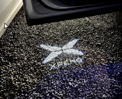 LED Dørlys med Xpeng logo Umates Denmark exclusive