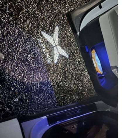 ED Dørlys med Xpeng logo (sæt til 4 døre)