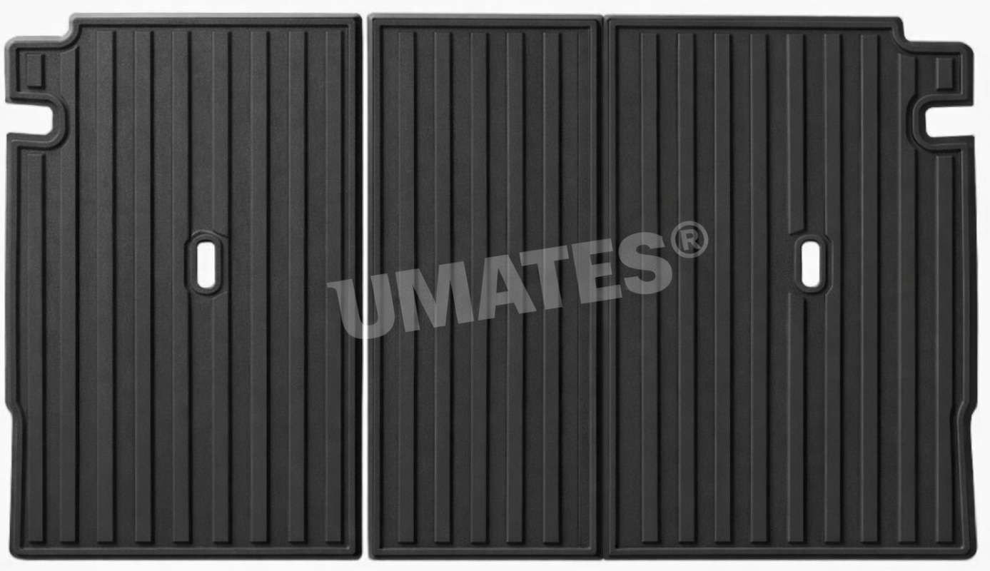 Måttepaneler til Xpeng G6 bagsæderygge – UMATES® Måttepaneler til Xpeng G6 bagsæderygge i bagagerummet