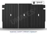 UMATES rygpaneler til Xpeng G6 2023– skåner bagsæderne i bagagerummet mod skidt og snavs og nem rengøring – formstøbt til G6