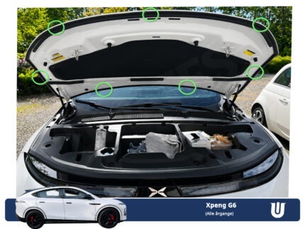 Frunk bagageindsats i XPENG G6 – opbevar udstyr uden at skabe fugt i kabinen